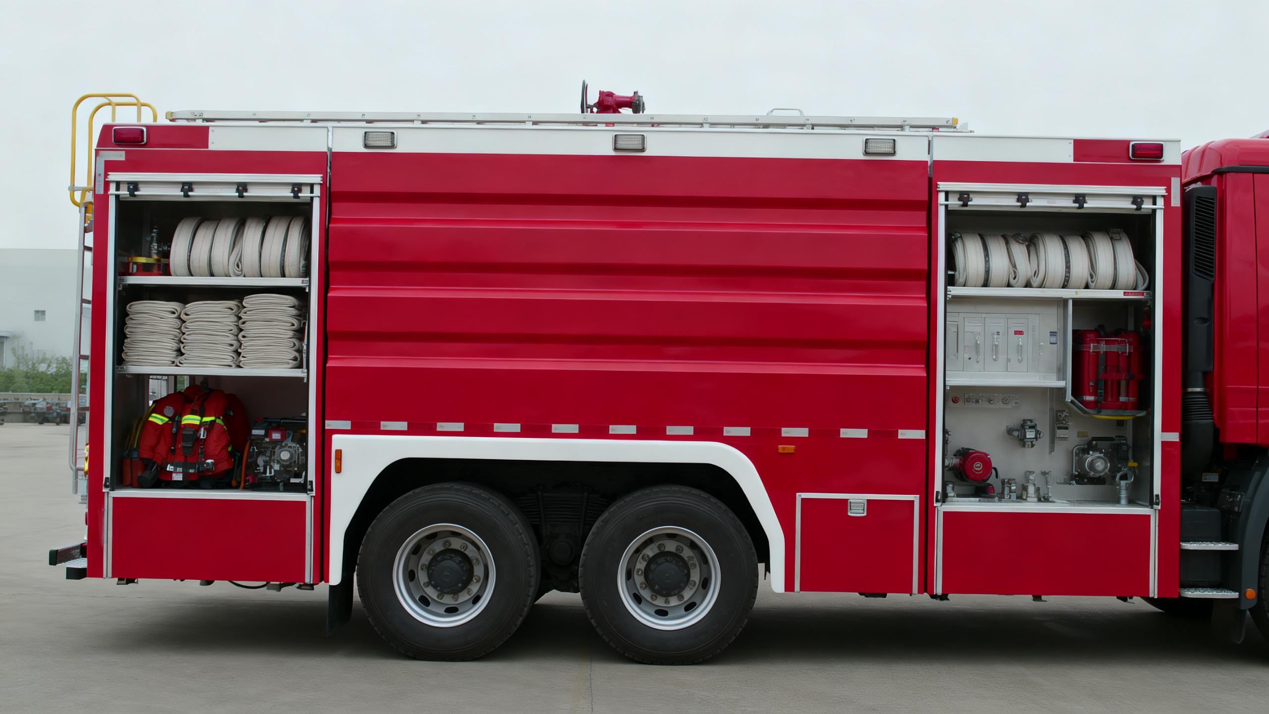 全域越野硬核守护｜森源鸿马森林四驱水罐消防车(图7)