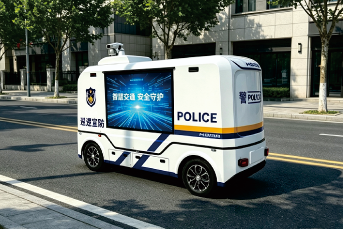 从“汗水警务”到“智慧警务”：森源鸿马从移动警务室到无人巡逻车推动的街头警务革命(图7)