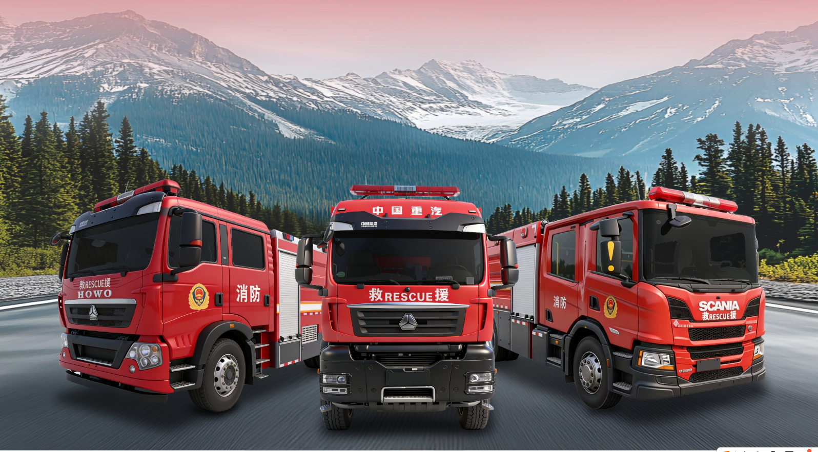 全域攻坚  水润平安||森源鸿马四驱水罐消防车：基层灭火救援硬核尖兵 在乡镇山区、老旧社区、厂矿园区等场景中，道路狭窄、地形复杂、水源不足等难题，常制约消防救援效率。森源鸿马聚焦基层实战痛点，自主研发(图6)