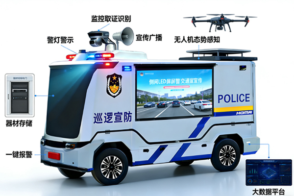 X6无人巡逻车(图2)