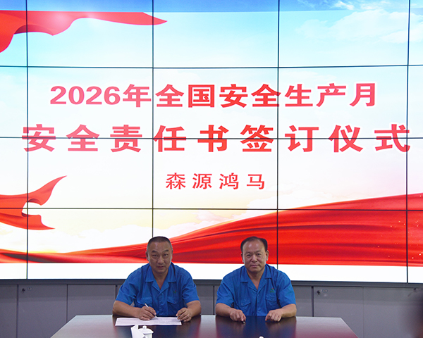 人人讲安全 个个会应急||森源鸿马举行2026年安全生产月启动暨安全责任书签订仪式(图3)