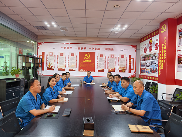 学思践悟强党性  实干担当庆七一||森源鸿马党支部召开庆“七一”专题支部会议(图1)