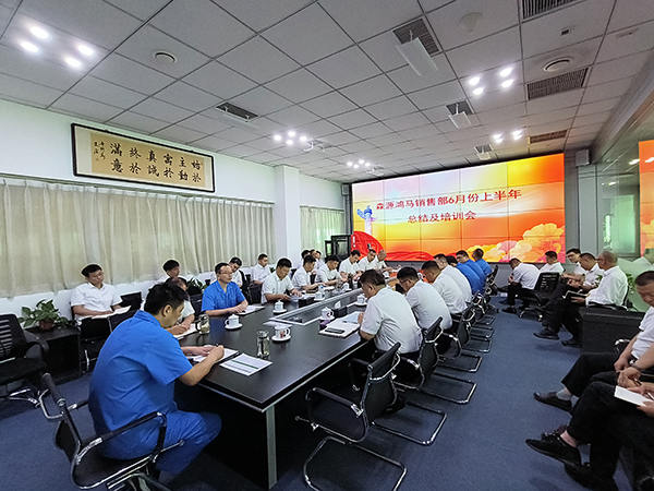 复盘学习明得失 聚力攻坚冲全年||森源鸿马销售部6月份暨上半年总结培训会顺利召开 (图2)