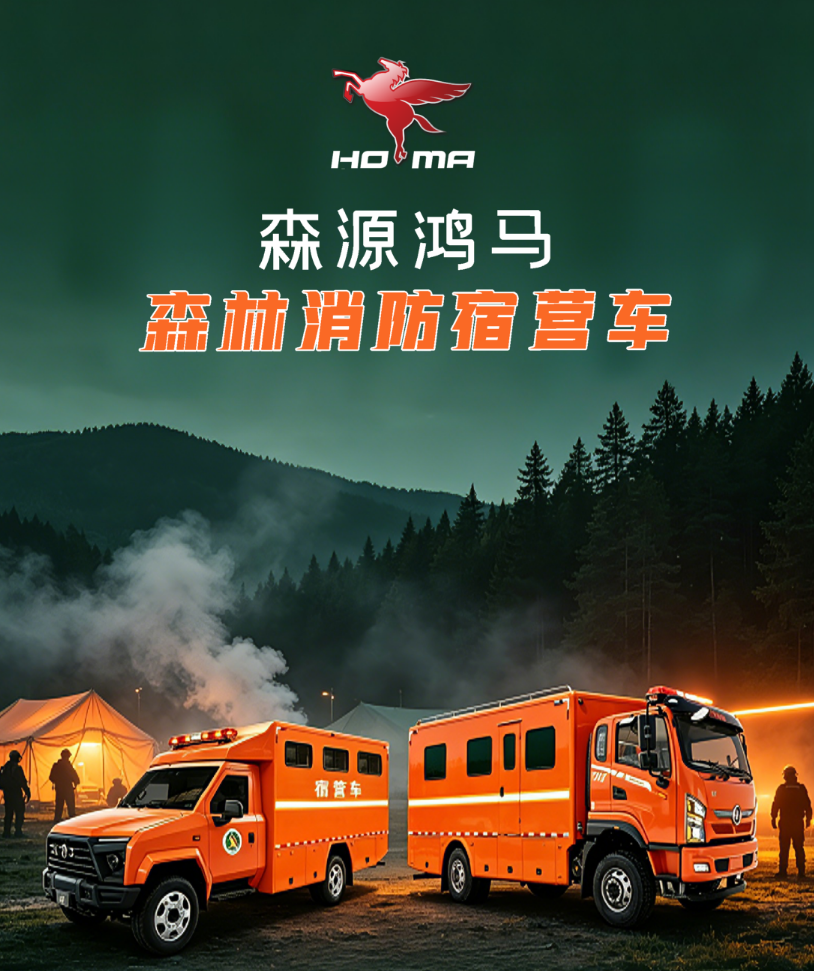 前沿保障添利器！森源鸿马森林消防宿营车打造森林防火前线“移动休息站” 当前全国进入森林火灾高发期，林区火情扑救往往持续时间长、作业区域偏远，一线消防指战员长期野外驻勤，休整保障任务压力突出。针对森林防(图1)