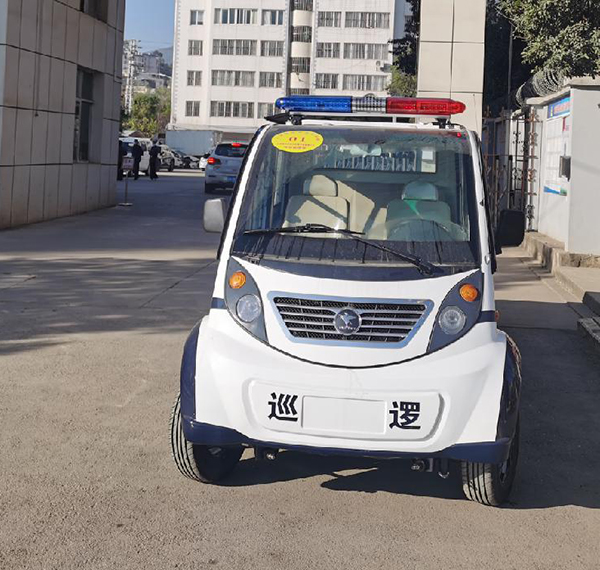 云南武定县电动巡逻车上岗执勤(图3)