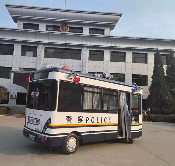 山西襄汾县移动警务室上岗执勤(图1)