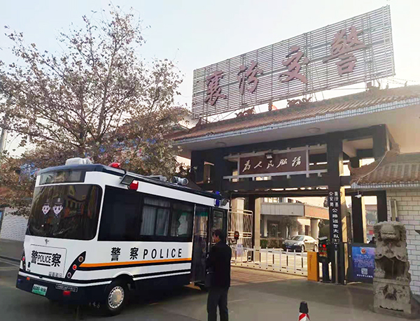 山西襄汾县移动警务室上岗执勤(图2)