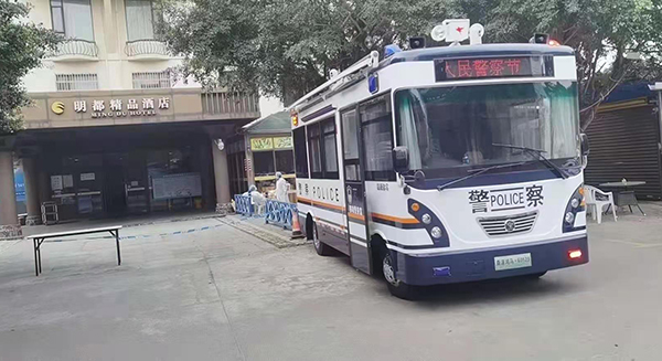 广西北海市移动警务室助力疫情防控(图1)