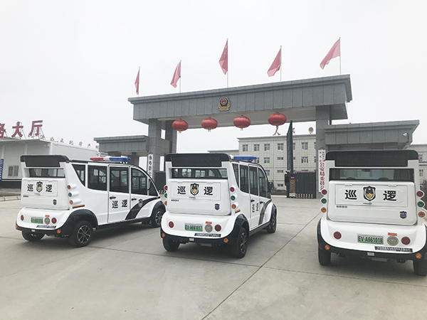 陕西咸阳电动巡逻车驶向执法一线(图3)