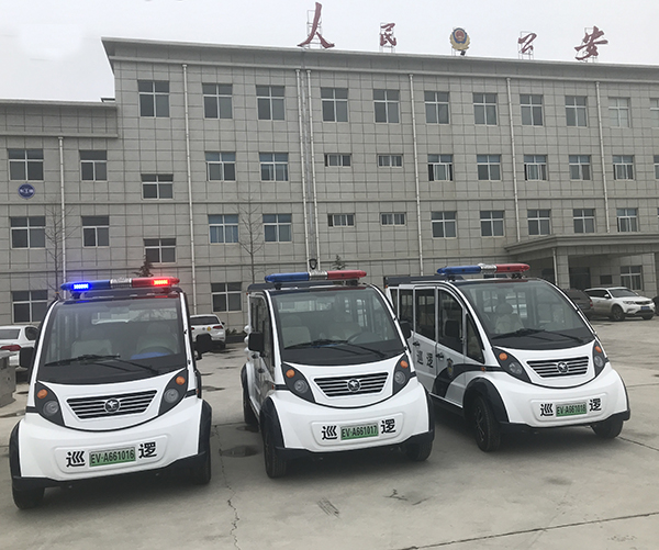 陕西咸阳电动巡逻车驶向执法一线(图1)