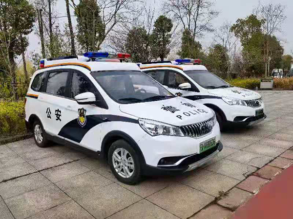 安徽寿县电动巡逻车上岗(图2)