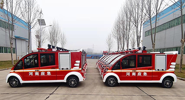 河南12台移动微型消防站发车(图4)