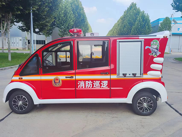 让消防安全流动在身边||森源鸿马电动消防巡逻车发往郑州(图4)