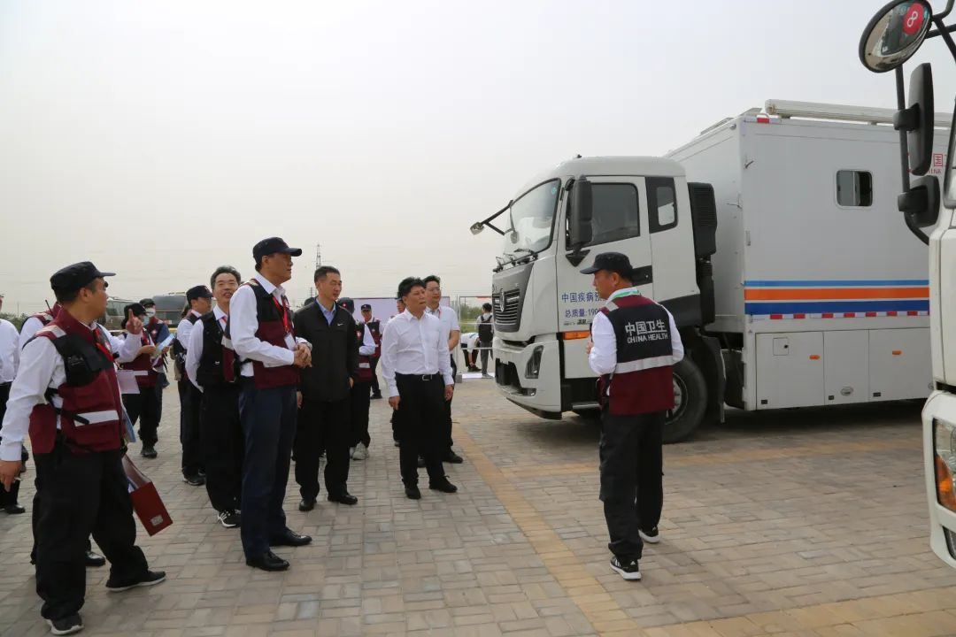 中国疾控中心与内蒙古疾控中心卫生应急联合演练在鄂尔多斯市启动(图4)